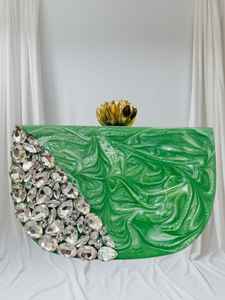 Bolso de mano de resina hecho a mano clásico - Product Image 3