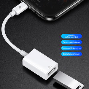 Adaptador blanco de 12CM tipo C a OTG, producto de adaptador blanco - Product Image 3