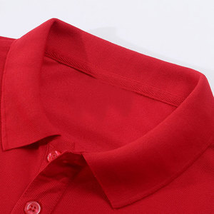 เสื้อยืดโปโลผู้ชายทรงสลิมฟิตคุณภาพสูงปักลายสีพื้นผ้าถักลำลองแบบทางการขายดี - Product Image 2