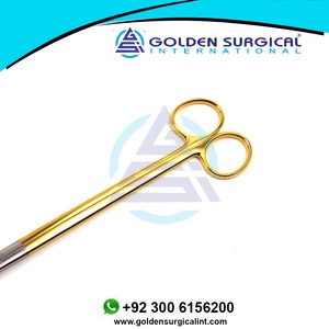 Ciseaux Metzenbaum Fino Supercut 9 pouces manche en or meilleure qualité avec inserts TC équipement médical - Product Image 3