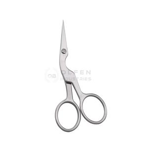 Tijeras profesionales de pestañas de acero inoxidable chapadas en plasma multicolor, herramienta de maquillaje de volumen recto con logotipo de etiqueta privada personalizada - Product Image 5