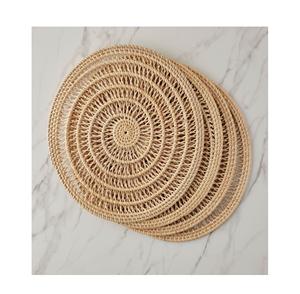 Napperon ovale en rotin élégant Produits écologiques Fabriqué au Vietnam Décoration de table Napperon tissé Vente en gros Moderne - Product Image 1