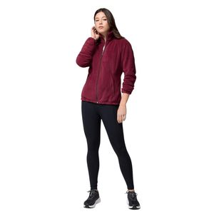 Chaqueta de Forro Polar Impermeable con Cuello Alto y Cremallera de Color Personalizado para Mujer, Resistente a la Nieve - Product Image 2