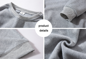 Sweat à capuche oversize en polaire polyester pour l'hiver, très demandé, avec poche, logo brodé personnalisé, fournisseur en gros - Product Image 3