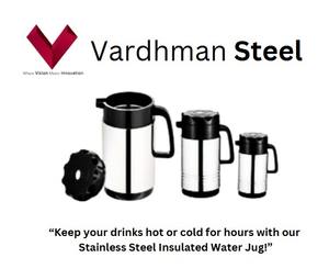 กาต้มน้ำสแตนเลสสองชั้น ขนาด 800 มล. ดีไซน์คลาสสิก ขายดีมาก ความจุ 800 มล. สำหรับน้ำร้อนและน้ำเย็น ชา น้ำ - Product Image 2