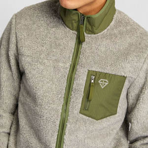 2023 veste polaire pour hommes Simple décontracté col montant populaire automne et hiver mode couleur unie - Product Image 3