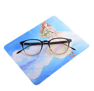Chiffon de nettoyage pour lunettes en microfibre personnalisé de haute qualité, tissu en velours suédé, nettoyant pour écran optique, <span class=keywords><strong>lingettes</strong></span> pour lentilles avec logo - Product Image 2