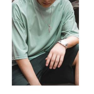 Qualité de luxe pour homme 100% coton col rond oversize épaules tombantes T-Shirt Logo personnalisé conception grande taille respirant BD fournisseur - Product Image 6