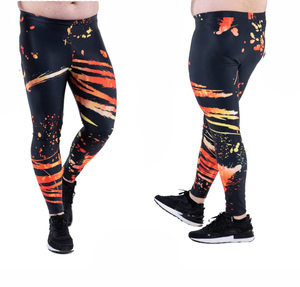 Mallas de compresión para hombre para gimnasio y correr, mallas de entrenamiento transpirables elásticas y antirozaduras para un máximo rendimiento - Product Image 4