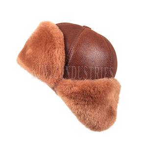 Sombreros de piel de oveja sólidos a la moda personalizados, sombreros cómodos de piel de oveja de buen Material 2024 - Product Image 4