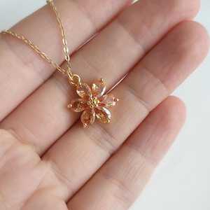 Collier de luxe en zircon champagne, certifié GIA, coupe en goutte d'eau, argent 925, style vintage, charme mignon, cadeau pour elle - Product Image 5