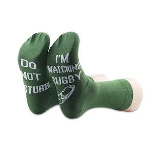 OEM Factory Price Men's Rugby <b>Long</b> Sports <b>Socks</b> Thin Customized Material with Logos - Product Image 2