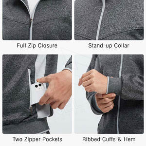 Conjunto Deportivo de Terciopelo 100% Algodón Transpirable para Hombre, Sudadera con Capucha y Pantalones Deportivos con Logotipo Personalizado, Ropa Deportiva Unisex de Talla Grande - Product Image 4