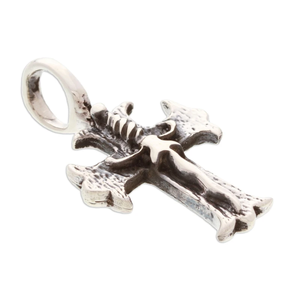 Cruz espada colgante 925 plata esterlina cristiano tema religioso regalo para todos precio de fábrica joyería al por mayor - Product Image 2