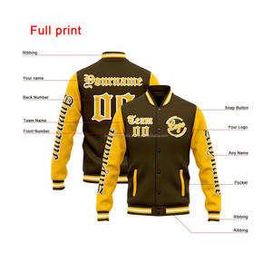 เสื้อแจ็คเก็ตวาร์ซิตี้ขนสัตว์แบบสั่งทำพิเศษสำหรับผู้ชาย แขนเสื้อหนัง พรีเมียม อุ่นสบายสำหรับฤดูหนาว พร้อมลายปักด้านหน้า - Product Image 2
