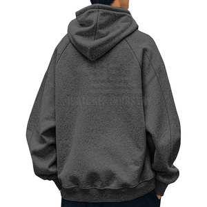 เสื้อฮู้ดผ้านิ่มสำหรับผู้ชายเสื้อฮู้ดผ้านุ่มสำหรับใส่สบายทนทานทำจากโรงงาน - Product Image 3