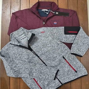 เสื้อมีฮู้ดแบบสวมหัวขนาดใหญ่500 GSM ผ้าฟลีซหนาพิมพ์พัฟสะพายไหล่ผ้าคอตตอนเปล่าแบบเรียบ-เครื่องแต่งกายชั้นสูง - Product Image 6