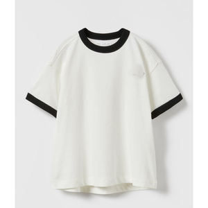 เสื้อเชิ้ตผ้าแคนวาสเบลล่าเสื้อยืดสไตล์นุ่มใส่ได้ทั้งชายและหญิงเสื้อยืดแขนสั้นผ้าคอตตอนผสมเสื้อยืดริงเกอร์ - Product Image 5