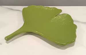 ถาดเสิร์ฟอะลูมิเนียมทรงใบไม้ดีไซน์ทันสมัยสีเข้ม รูปทรงเมเปิ้ล พร้อมเคลือบสีเขียวและปรับแต่งขนาดได้สำหรับใช้ในบ้าน - Product Image 5