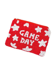 Handmade <b>Large</b> Southwestern <b>Beaded</b> Floral Coin Pouch Wallet Zipper Closure and Embroidered Pattern Directly from India - Product Image 3