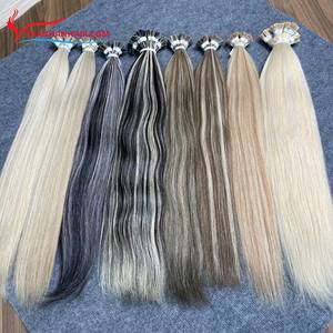 Usine pointe plate extension de cheveux piano couleur vente en gros 100% extensions de cheveux humains vietnamiens cheveux sains alignés sur les cuticules - Product Image 2