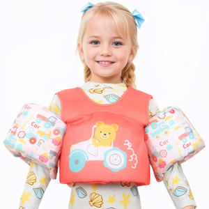 بيع بالجملة Neoprene Kids بتصاميم كرتونية تدريب الأطفال على السباحة - Product Image 1