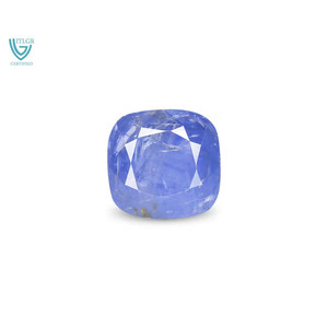 Saphir bleu naturel, pierre précieuse non montée, 10,1 carats, facetté, bleu royal, calibré, hauteur 8 mm, taille 10 mm, traité thermiquement - Product Image 1