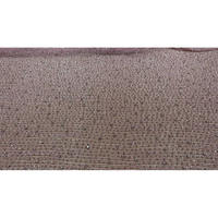 Tissu en Tulle Rose Poudré de Luxe avec Perles de Cristal Style Pois, Poids Moyen, 100% Polyester, Technique de Tissage, Articles en Stock, Effet Métallique