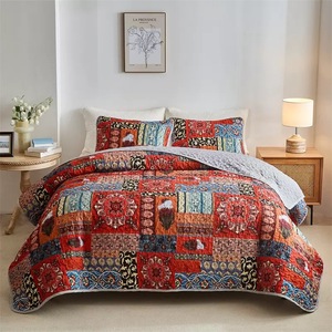 Juego de Ropa de Cama de Poliéster Estilo Bohemio, Edredones Estampados, Sábanas, Colchas Acolchadas, Venta al por Mayor - Product Image 2