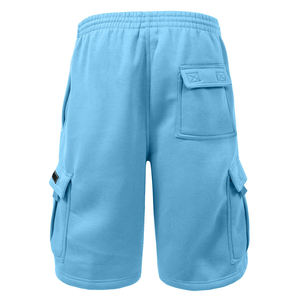 2024 diseño personalizado hombres cremallera Fly Loose Fit 100% algodón pesado Baggy Jeans comodidad cintura elástica pantalones cortos - Product Image 2