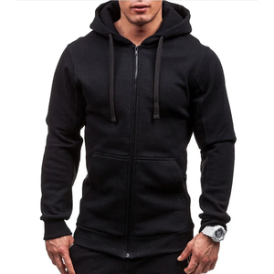 ขายส่งเสื้อฮู้ดผู้ชายแบบกําหนดเองเสื้อสเวตเตอร์เปล่าผู้ชาย Zip Up Hoodie โลโก้ที่กําหนดเองพิมพ์ Oversize ซิปฮู้ด U Nisex - Product Image 4