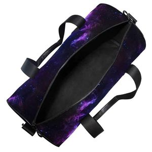Sac de sport personnalisé sac polochon de style décontracté pour bagages de voyage de gymnastique utilisation en plein air doublure en polyester sacs de sport à bas quantité minimale de commande - Product Image 3