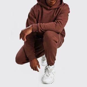 ชุดวอร์มผ้าคอตตอนไซส์ใหญ่พิเศษสำหรับผู้ชายชุดวอร์มเนื้อผ้าฝ้ายน้ำหนักเบาออกแบบได้ตามต้องการขนาด400กรัม - Product Image 2