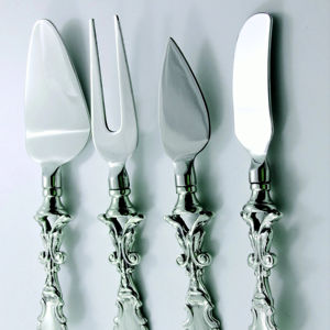 Ensemble de couverts en acier inoxydable réutilisable écologique de luxe, 5 pièces, qualité alimentaire, passe au lave-vaisselle - Product Image 1