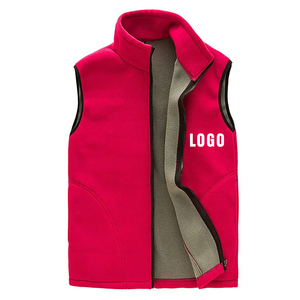 Transpirable Servicio personalizado Nuevo diseño Sherpa Forro Cremallera Chaleco transpirable Chaleco polar de invierno para hombres - Product Image 2