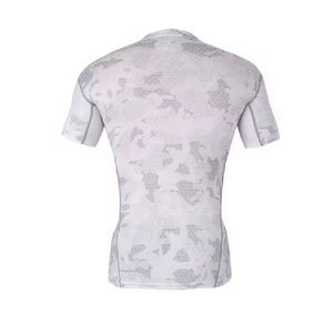 เสื้อรัดกล้ามเนื้อสีพื้นเรียบง่าย ปี 2025 ขายดี เสื้อรัดกล้ามเนื้อสำหรับกีฬา MMA ระบายอากาศได้ดี พร้อมบริการ OEM คุณภาพเยี่ยม - Product Image 3