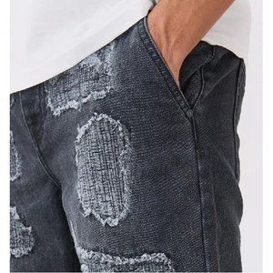 Vente chaude hommes classique décontracté Denim Baggy Shorts taille haute Streetwear respirant poches latérales décontracté été Denim Shorts - Product Image 6