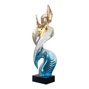 Prix d'usine Sculpture en métal sur mesure à grande échelle en acier inoxydable Statue de jardin extérieure Art moderne Décorations en métal - Product Image 5