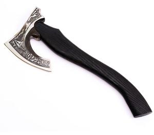 Handmade Custom High Carbon Steel <b>Axe</b> Hatchet DIY Grade with Wood Handle Fine Leather Sheath Trending Viral Product Hot Sale - Product Image 4