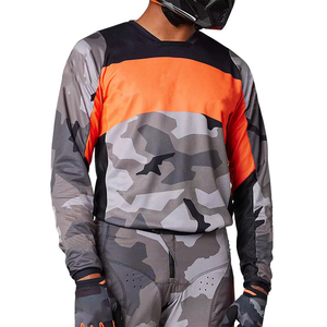 Maillot de moto personnalisé pour homme, design par sublimation, manches longues, maillot de motocross, streetwear - Product Image 2
