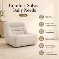 Fauteuil modulaire capitonné en tissu kaki de luxe moderne, confortable pour le salon, canapé de détente