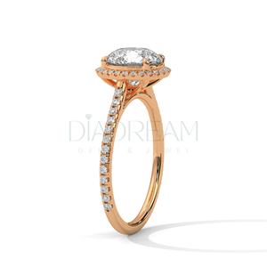 Top qualité 14 carats or jaune Moissanite vente en gros bijoux de mode personnalisés mariage fiançailles Solitaire bague en diamant pour les femmes - Product Image 6