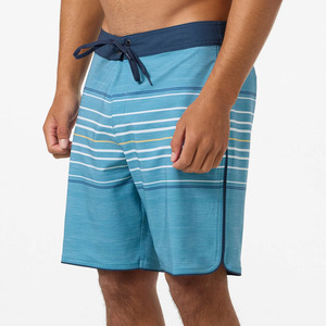 Shorts de Surf para Hombre, Transpirables, de Secado Rápido, Elásticos, de Poliéster, Traje de Baño, Ropa de Playa Sólida, con Cordón Delantero, Casual, Venta al por Mayor, Envío Rápido - Product Image 3