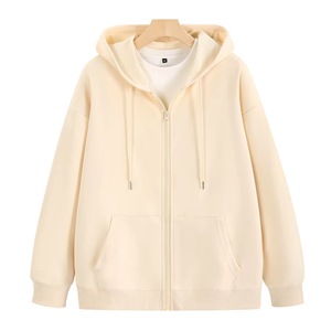 Sweat à capuche épais 100 % coton pour homme, 500 g/m², coupe oversize, motif uni, prêt pour l'hiver, personnalisable - Product Image 4