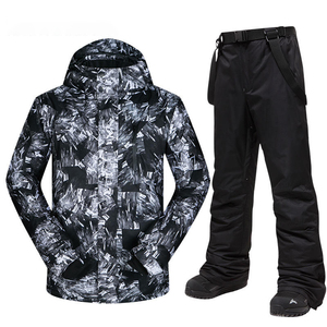 Traje de Esquí Impermeable, Chaqueta y Pantalones Térmicos para Snowboard, Conjunto Deportivo para Exteriores, Resistente al Viento, en Varios Colores - Product Image 4