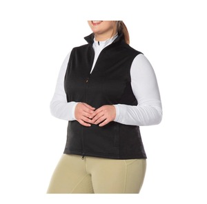 Gilet d'équitation en toile pour femmes, motif uni, équitation en plein air, hiver, respirant, réversible, imperméable, veste écologique - Product Image 2