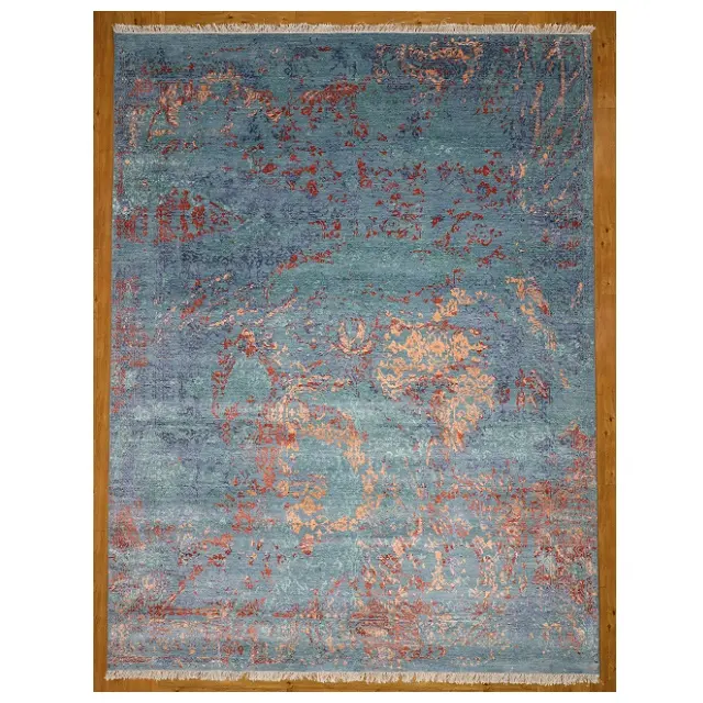 Buy Fully Decorated Design Handmade Modern Stylish Rug For Classy Interior Manufacture in India Low Prices
