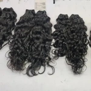RAW HAIR quality peruvian indian vietnamese wavy hair with aligned cuticles 100% natural soft and long lasting hair with