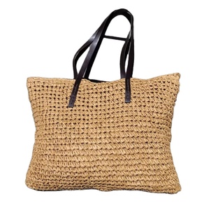 Bolsa de Playa Tejida a Mano con Cuerda de Papel, Diseño Primaveral, Directamente del Proveedor Indio - Product Image 1