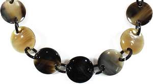 Buffalo Horn Pendant Necklace <b>Women</b> Natural Color Horn Crescent Choker Necklaces Jewelry New for Hot <b>Sale</b> Product - Product Image 2